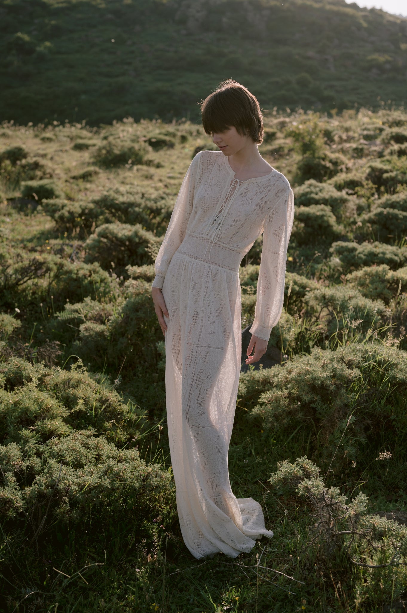 "Lenis" Lace Knit Dress