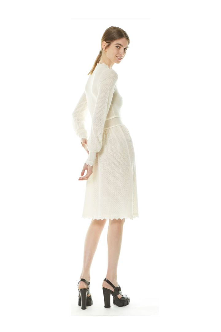 "Luminique" Lace Knit Dress